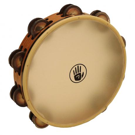 Black Swamp SoundArt Ash/Chromium Synthetic Head Tambourine 10in