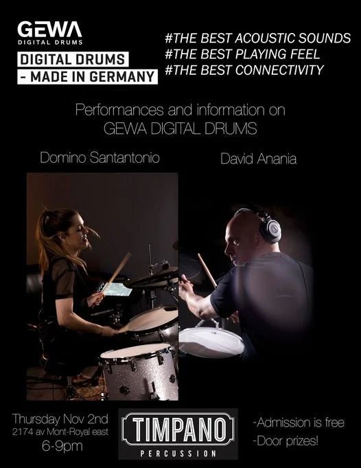 GEWA Digital Drums Event at Timpano-percussion - Timpano-percussion