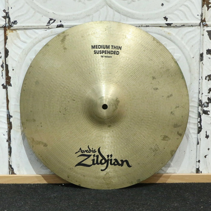 Cymbale crash usagée Zildjian Avedis Medium Thin Suspended 16po (1096g)