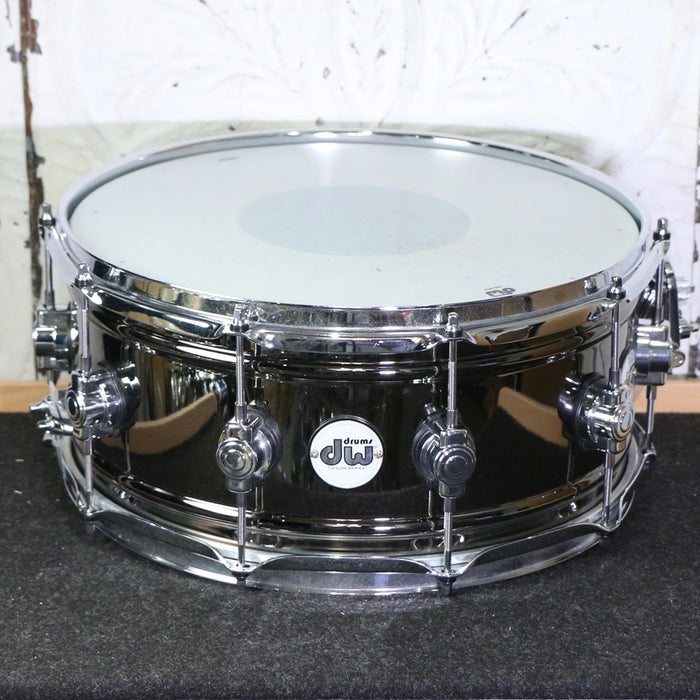 Caisse claire usagée DW Design Black Nickel Over Brass 14X6.5po