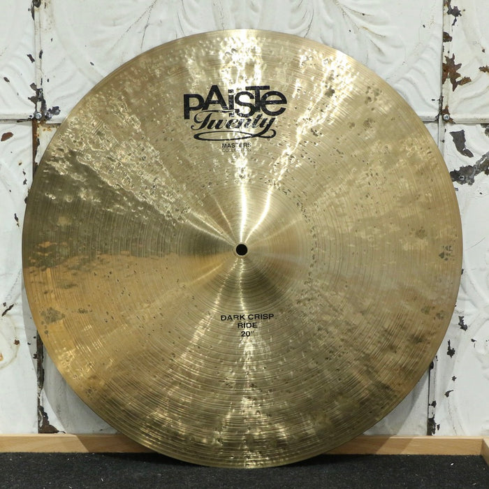 Cymbale ride usagée Paiste Twenty Masters Dark Crisp 20po (2474g)