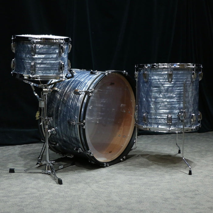 Ludwig Legacy Mahogany Drum Kit 24-13-16in - Sky Blue Pearl