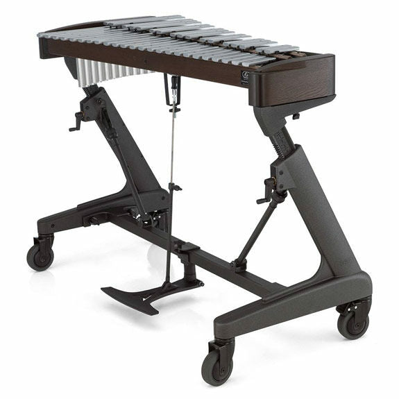 Adams ALPHA Glockenspiel 3.3 octaves w/damper pedal on APEX frame - espresso, nickel