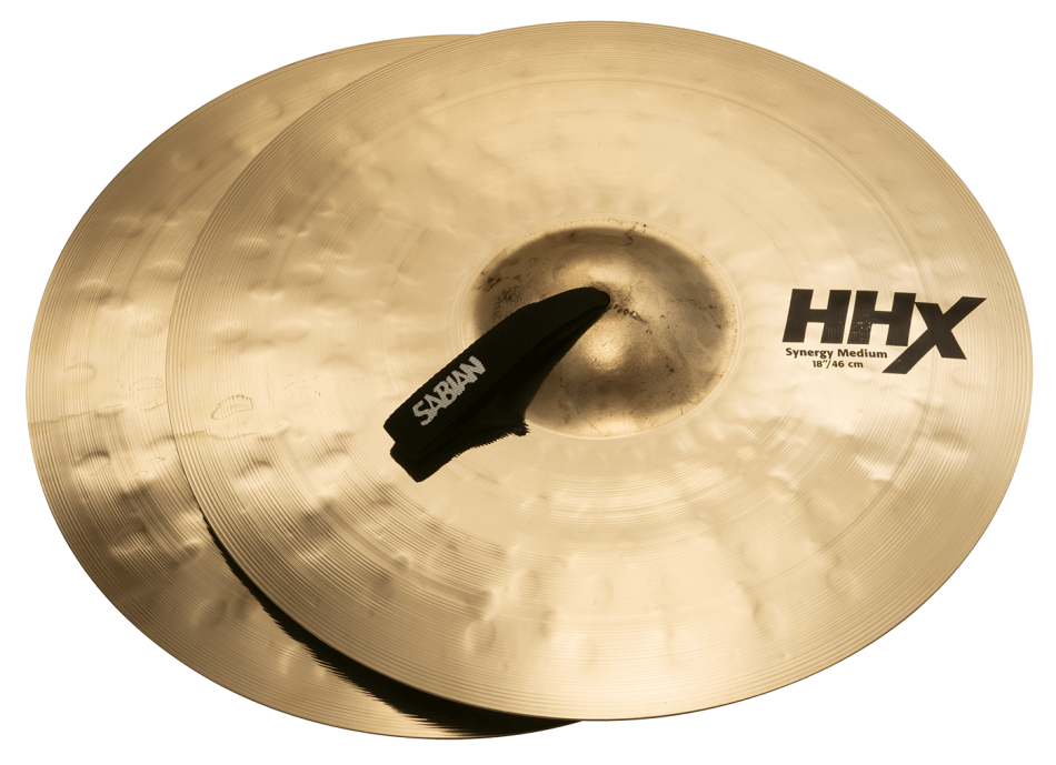 Sabian HHX Synergy Medium Brilliant Hand Cymbals 18in