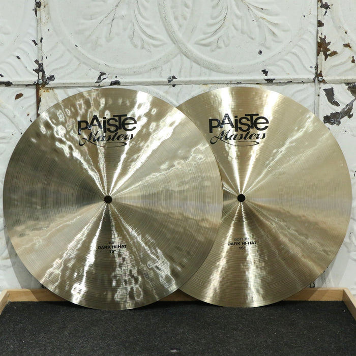Paiste Masters Dark Hi-hat Cymbals 15in (892/1380g) - Timpano-percussion