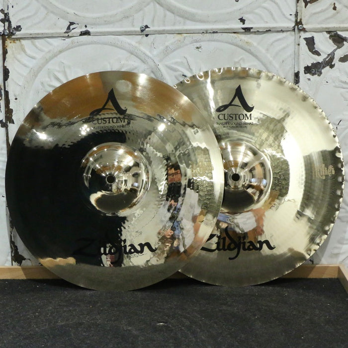Cymbales hi-hat Zildjian A Custom Mastersound 14po (962/1269g)