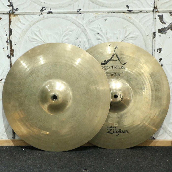 Cymbales hi-hat usagées Zildjian A Custom 14po (1068/1310g)