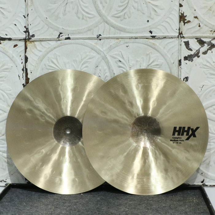 Sabian HHX Complex Medium Hi-Hat Cymbals 15in (1128/1432g)