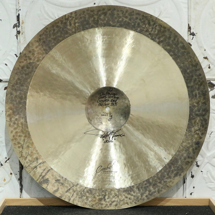 Cymbal Craftsman Dark Vintage Complex Dry Ride Cymbal 22in (2319g) - Shallow Bell