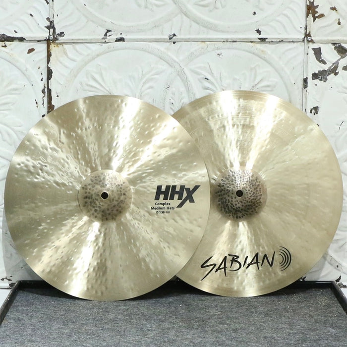 Sabian HHX Complex Medium Hi-Hat Cymbals 15in (1014/1404g))