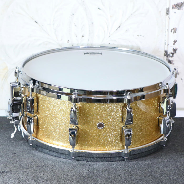 Yamaha Absolute Hybrid Maple Snare Drum 14X6in - Gold Champagne Sparkle