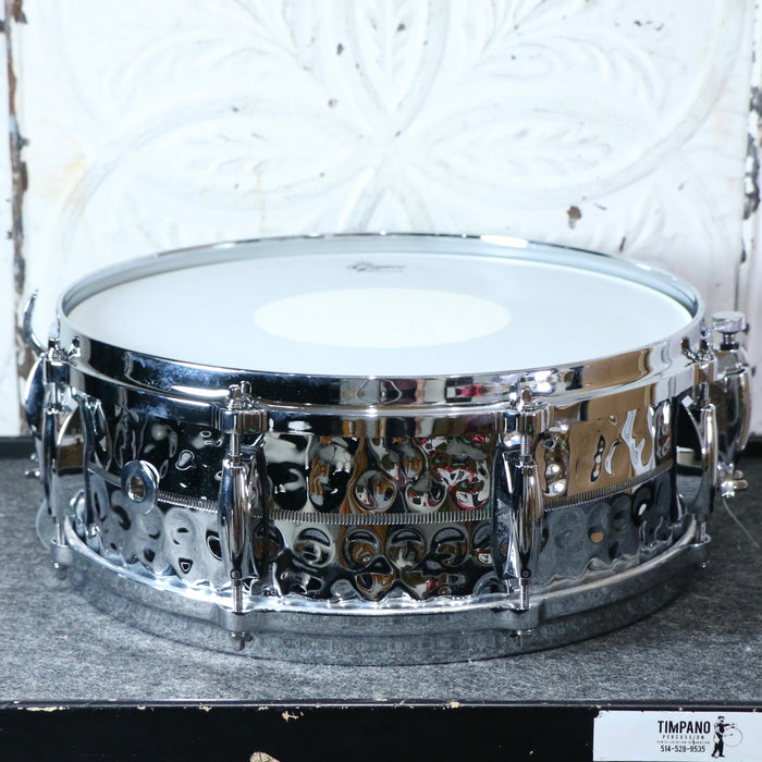 Gretsch USA Custom Hammered Chrome Over Brass Snare Drum 14X5in