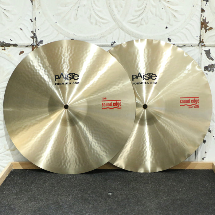 Cymbales hi-hat Paiste Formula 602 Sound Edge 15po (1054/1235g)