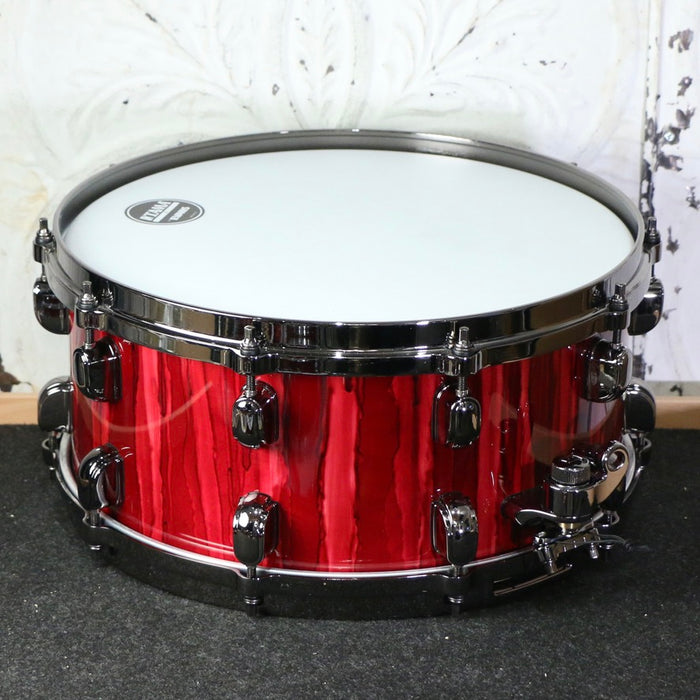 Caisse claire usagée Tama Starclassic Performer 14X6.5po - Crimson Red Waterfall