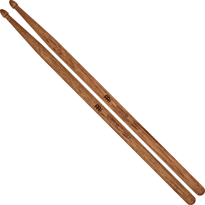 Meinl Waxed 5B Drumstick Hickory Medium Acorn tip Pair