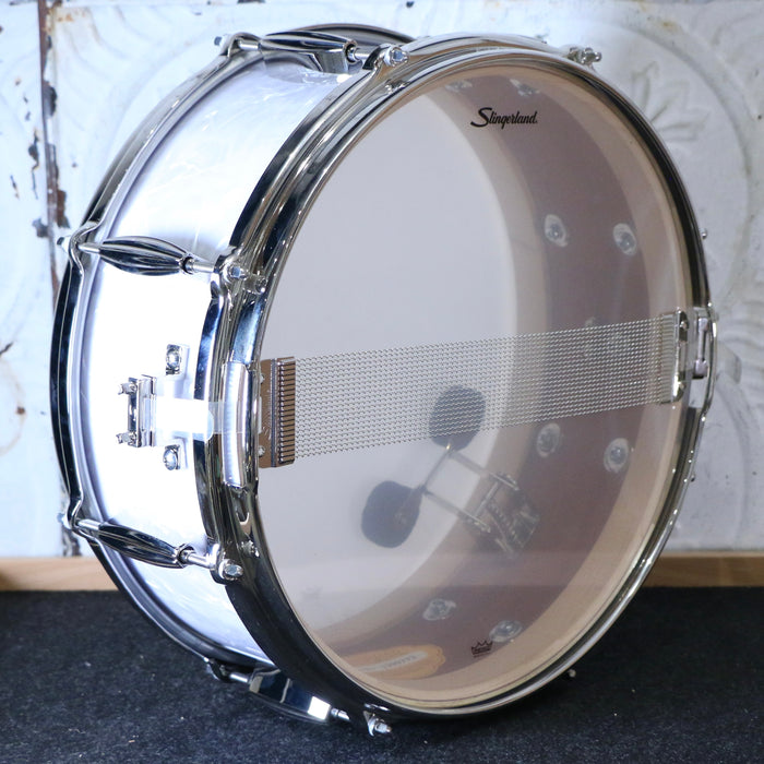 Slingerland Radio King Artist Snare Drum 14X5.5in - White Marine Pearl