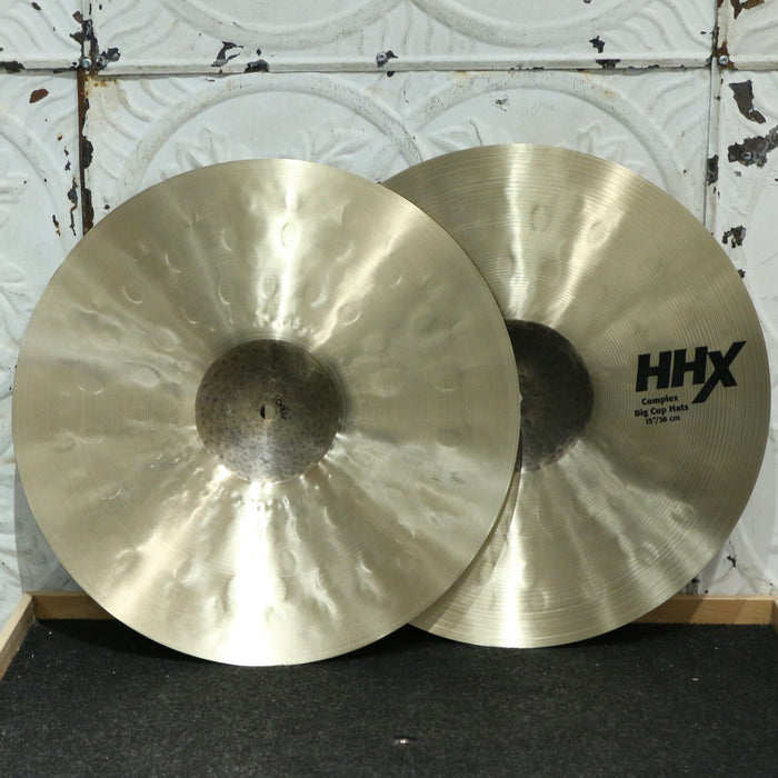 Cymbales hi-hat Sabian HHX Complex Medium Big Cup 15po (1096/1466g)