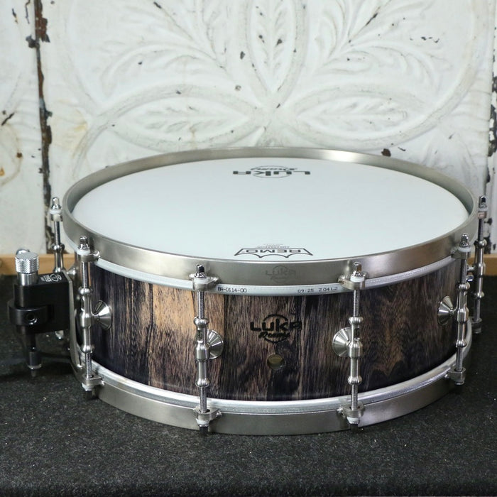 Luka One-Piece Elm Snare Drum 14X5in - Black Stain