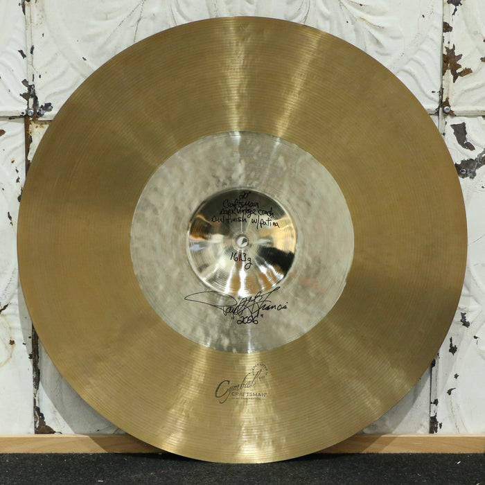 Cymbale crash Cymbal Craftsman Dark Modern Dual 20po (1613g) - w/ patina
