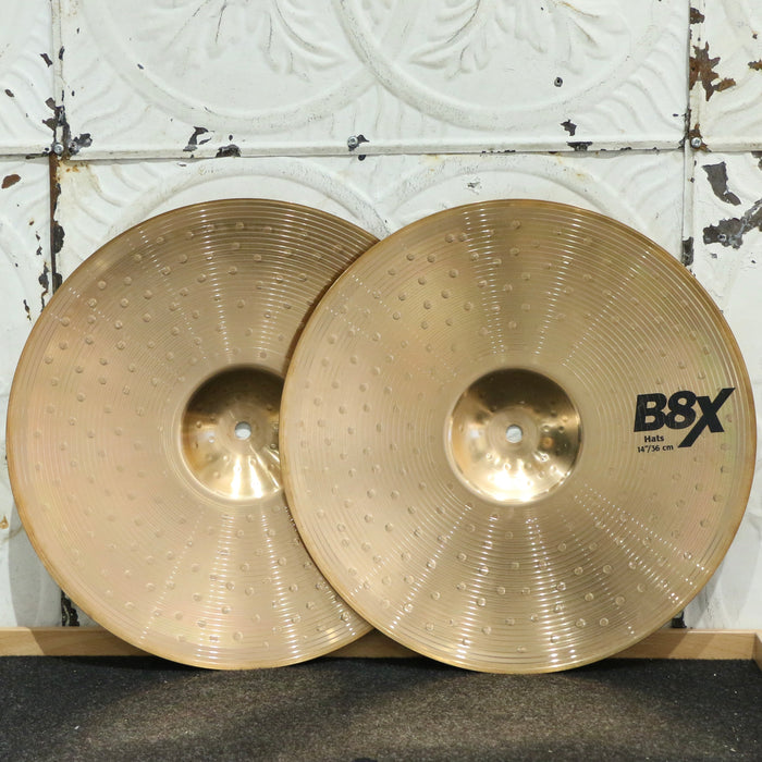Used Sabian B8X Hi-Hat Cymbals 14in (954/1122g)