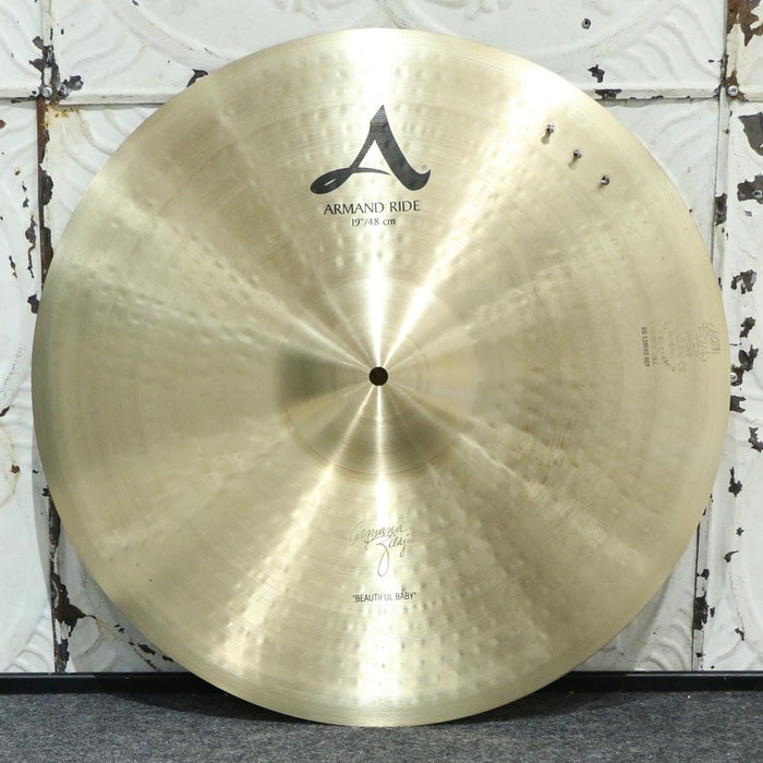 Cymbale ride usagée Zildjian A Armand Beautiful Baby 19po (1750g)