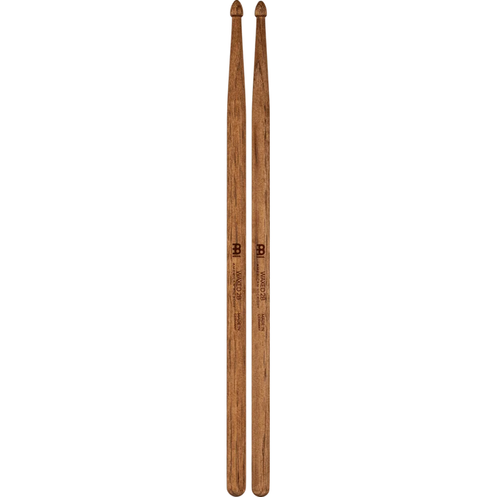 Meinl Waxed 2B Drumstick Hickory Medium Acorn tip Pair