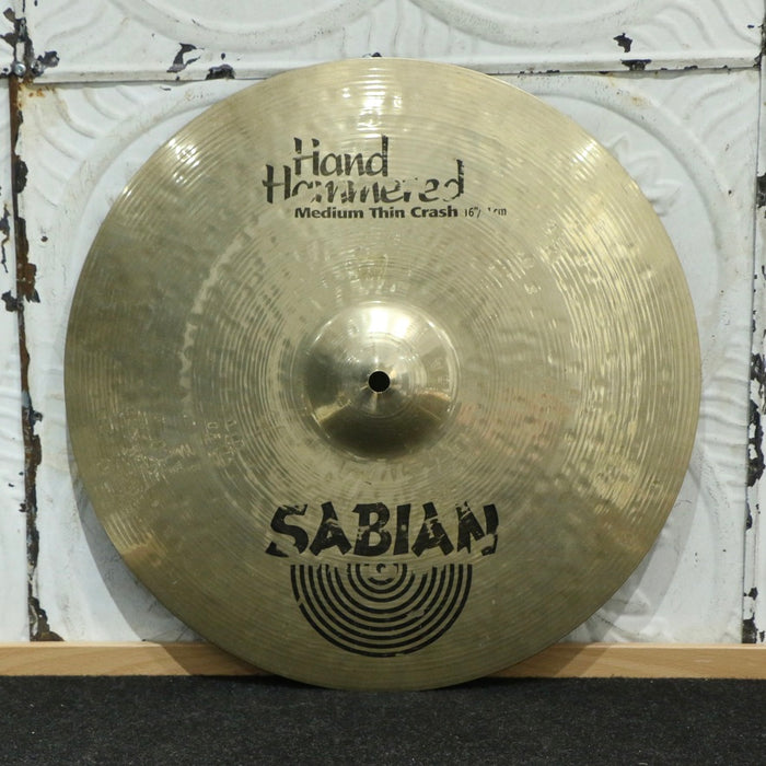 Cymbale crash usagée Sabian HH Medium Thin 16po (1082g)