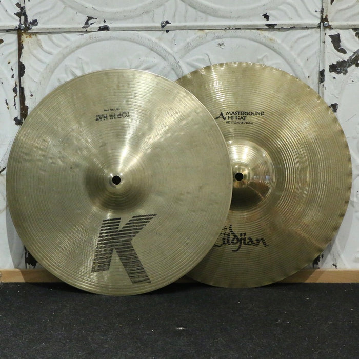 Used Zildjian K Top/A Mastersound Bottom Hi-Hat Cymbals 14in (1154/1484g)