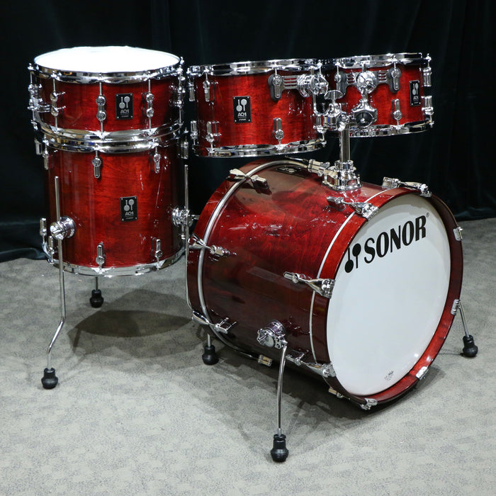 Sonor AQ1 Special Edition Drum Kit 20-10-12-14+14in - Cherry Red