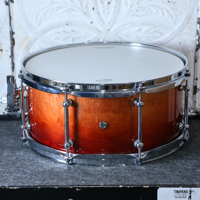 Canopus Session Superior Snare Drum 14X6.5in - Russet Brown Fade