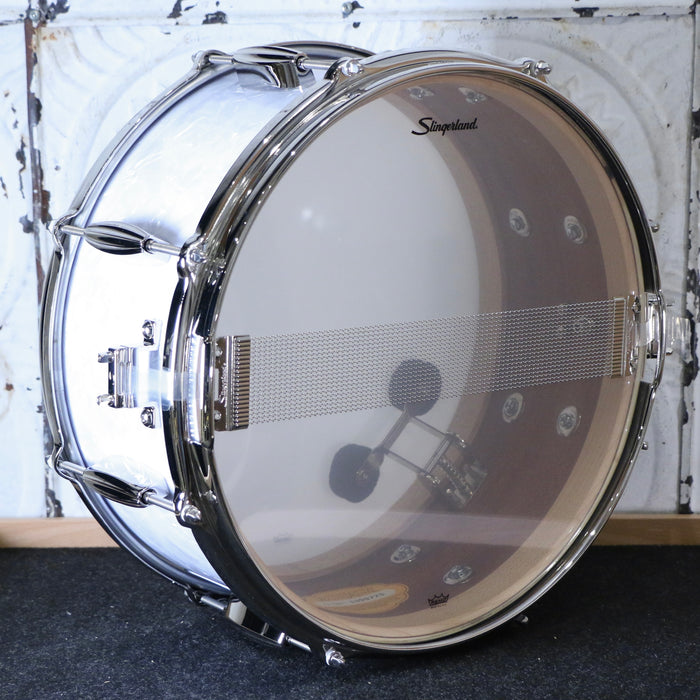 Slingerland Radio King Artist Snare Drum 14X6.5in - White Marine Pearl