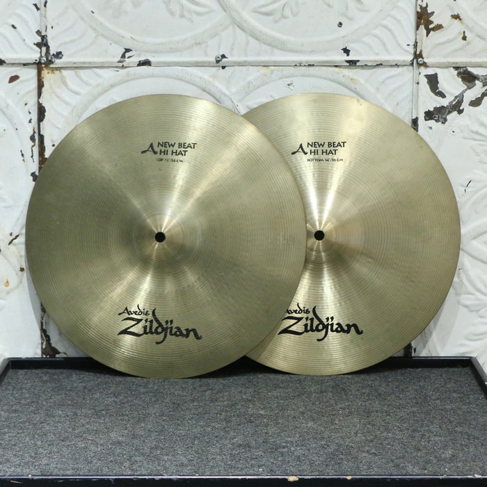 Cymbales hi-hat usagées Zildjian A New Beat 14po (1176/1356g)