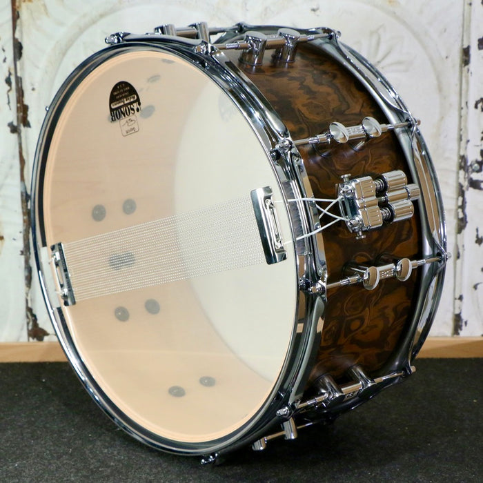 Sonor Momentum Maple Snare Drum 14X6.5in - California Burl