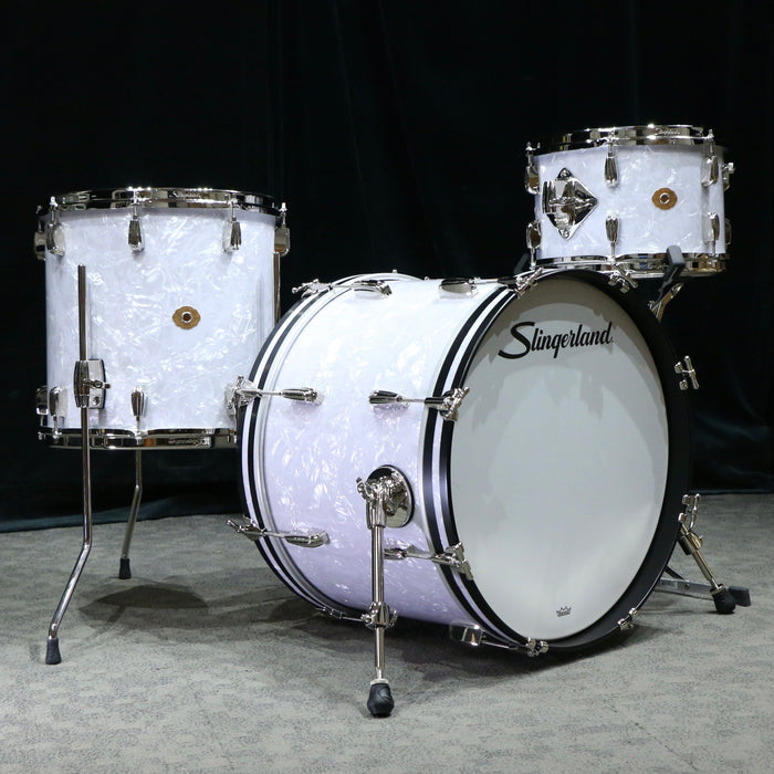 Batterie Slingerland Radio King 20-12-14po - White Marine Pearl