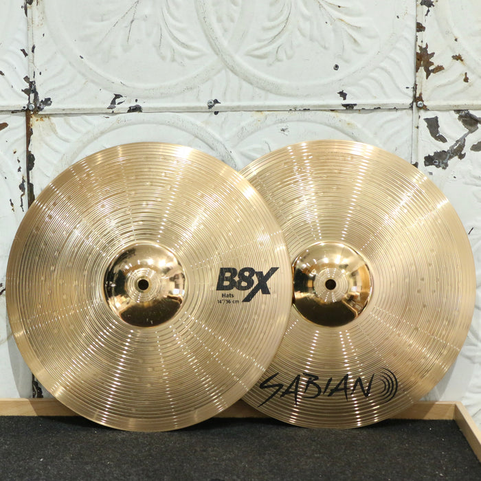 Used Sabian B8X Hi-Hat Cymbals 14in (954/1122g)