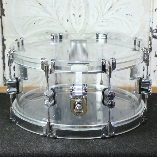 PDP Concept Acrylic Clear Snare Drum 14X6.5in - Timpano-percussion