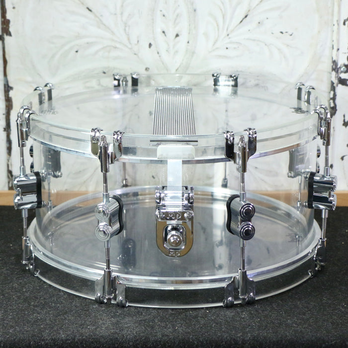 PDP Concept Acrylic Clear Snare Drum 14X6.5in - Timpano-percussion