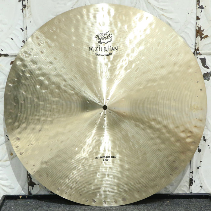 Zildjian K Constantinople Medium Thin Low Ride Cymbal 22in (2498g)