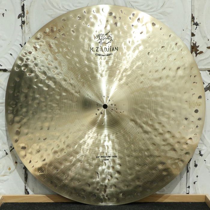 Zildjian K Constantinople Medium Thin Low Ride Cymbal 22in (2391g)