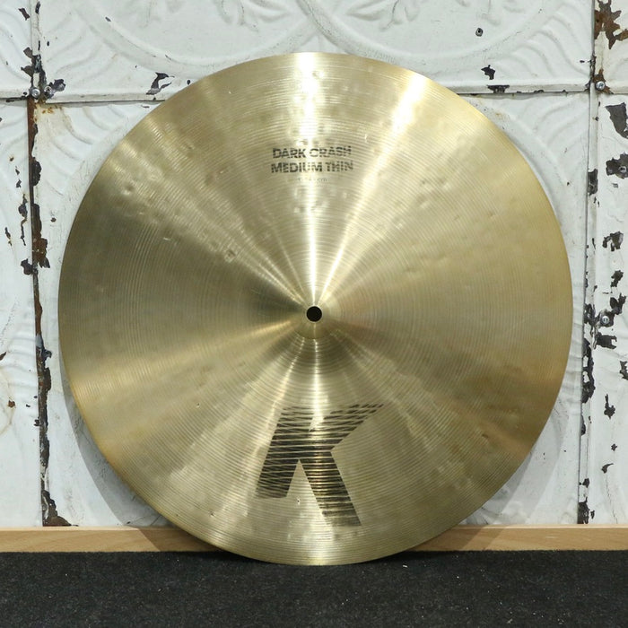 Used Zildjian K Dark Medium Thin Crash Cymbal 17in (1332g)