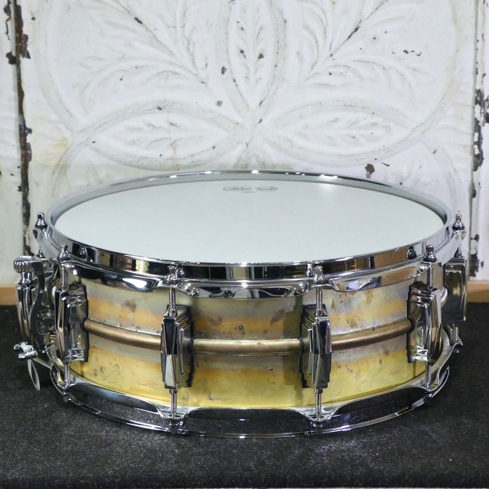 B-Stock Ludwig Raw Brass Phonic Snare Drum 14X5in