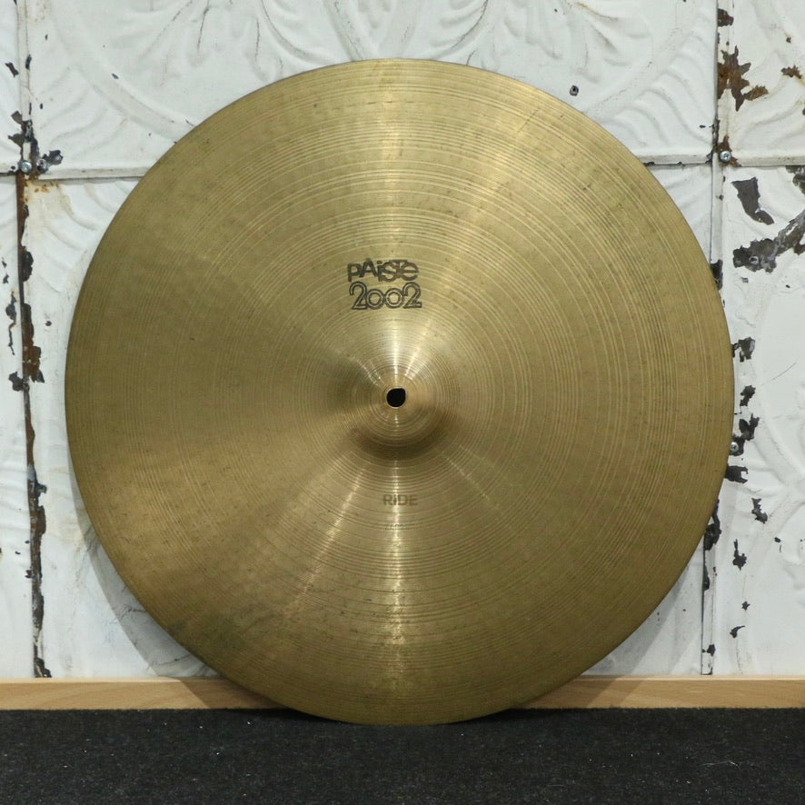 Used Paiste 2002 Black Label Ride Cymbal 18in (1604g) — Timpano-percussion