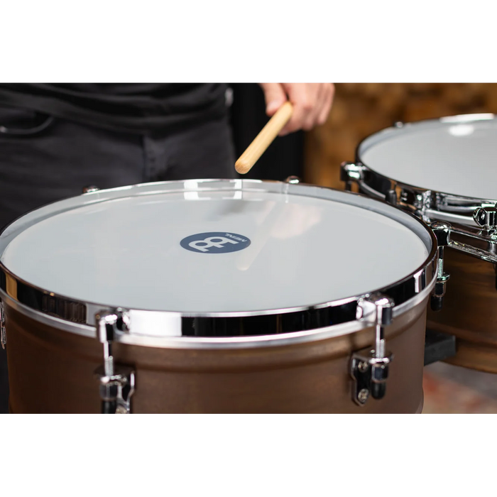 Meinl 14in & 15in Marathon Series Timbales - antique finish