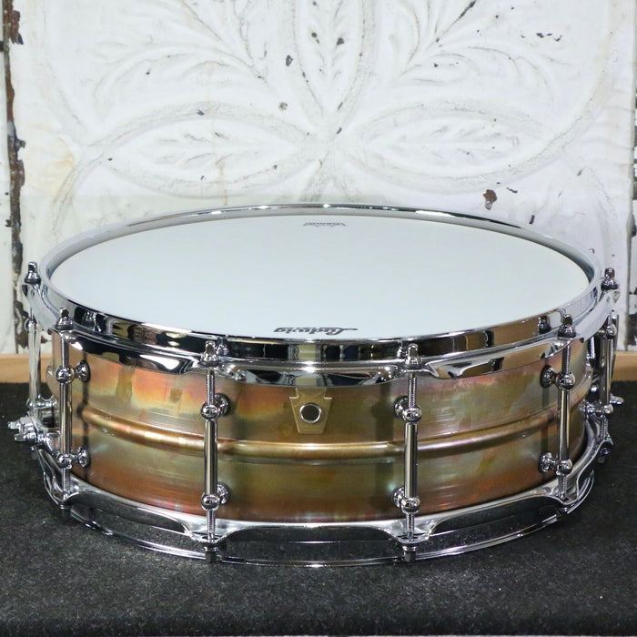 B-Stock Ludwig Raw Bronze Phonic Snare Drum 14X5in - tube lugs