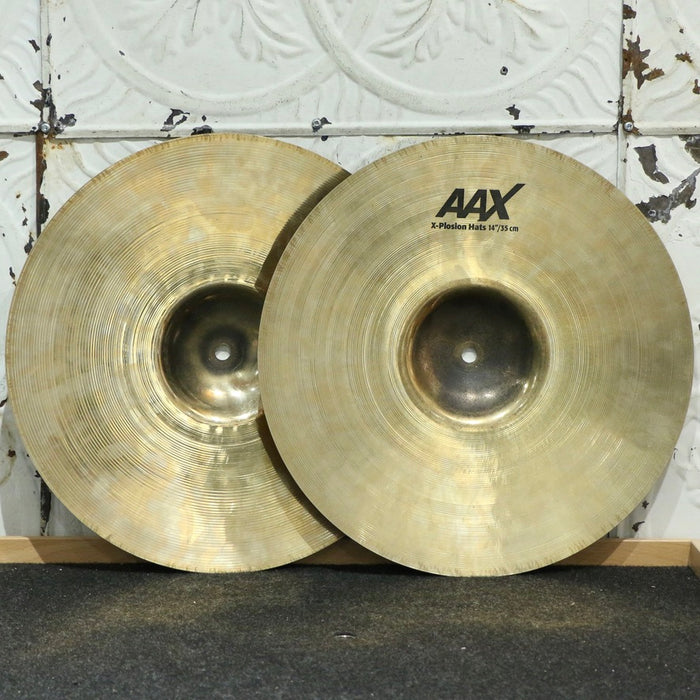 Used Sabian AAX X-Plosion Hi-Hat Cymbals 14in (1042/1450g)