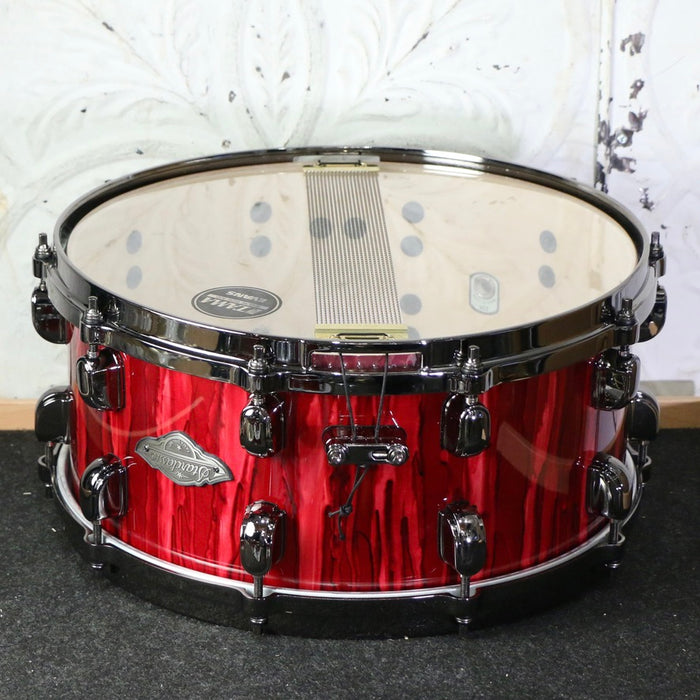 Caisse claire usagée Tama Starclassic Performer 14X6.5po - Crimson Red Waterfall