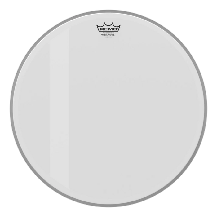 Remo Powerstroke P3 Felt Tone Coated Bass Drumhead, 20inch