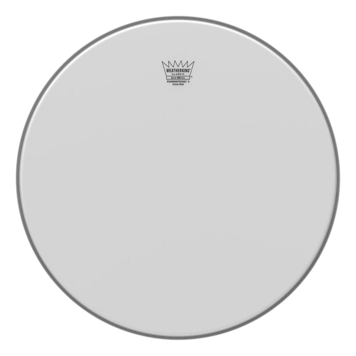 Remo Powerstroke P3 Classic Fit Coated Bass Drumhead, 18inch