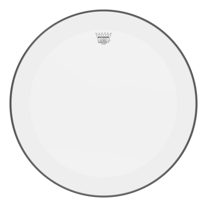 Remo Powerstroke P3 Classic Fit Clear Bass Drumhead, 22in