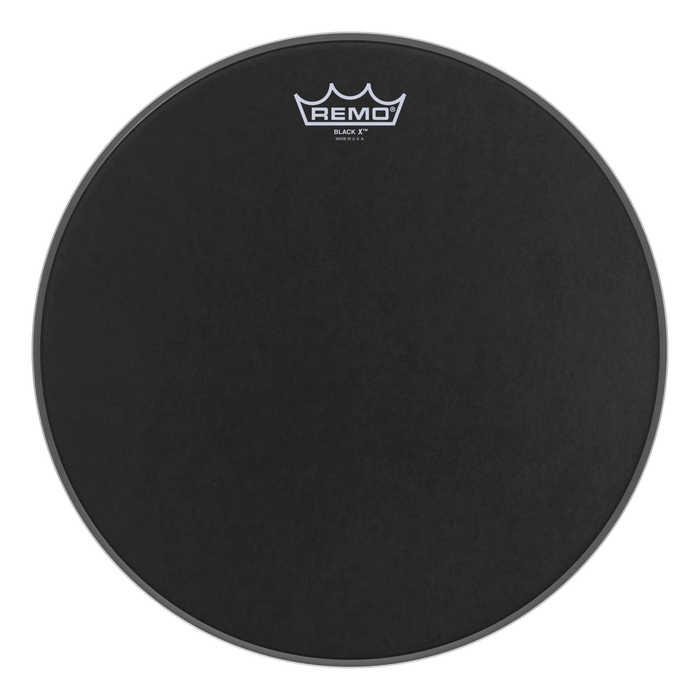 Emperor X Black Suede Snare Drumhead - Bottom Black Dot 14in